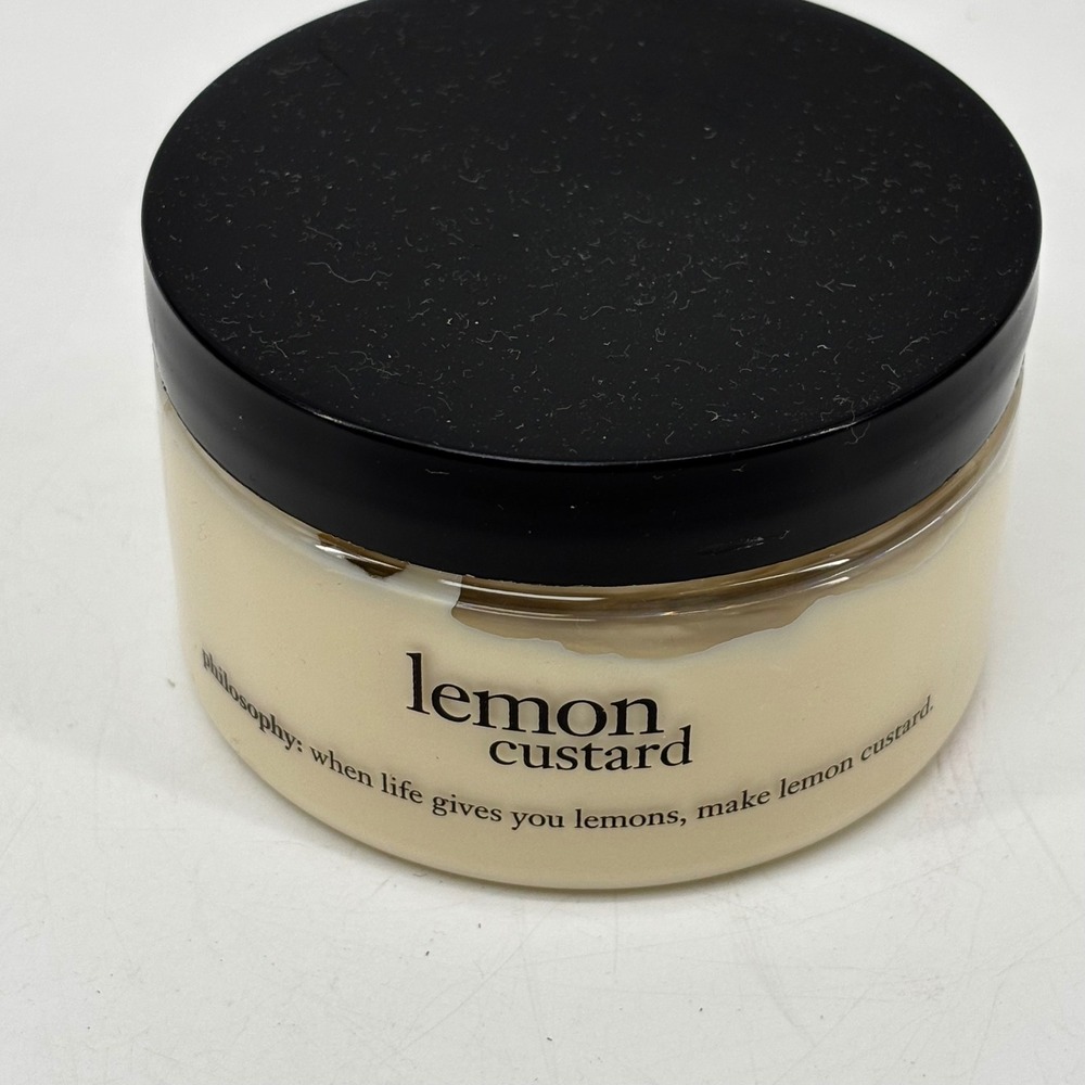 Philosophy Lemon Custard Glazed Body Souffle 4 fl oz Moisturizer Cream New